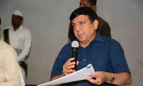 Special chief secretary Ajay Jain instructing the officials concerned at a review meeting held in Visakhapatnam on Tuesday