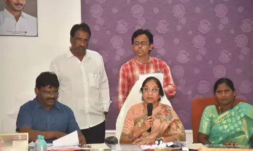 Complete pending building works on war-footing: ZP chief Anam Arunamma