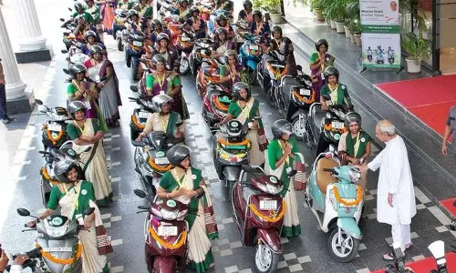 Naveen launches Mission Shakti scooter scheme