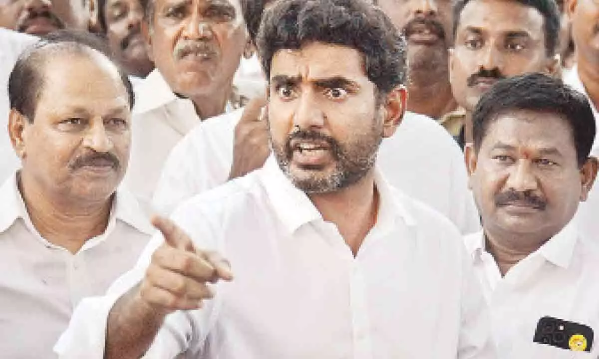 Vijayawada: CID wasted my time, says Nara Lokesh