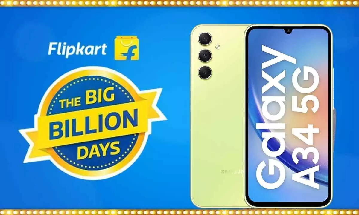 Flipkart Big Billion Days Sale: Buy Samsung Galaxy A34 for Rs 25,999