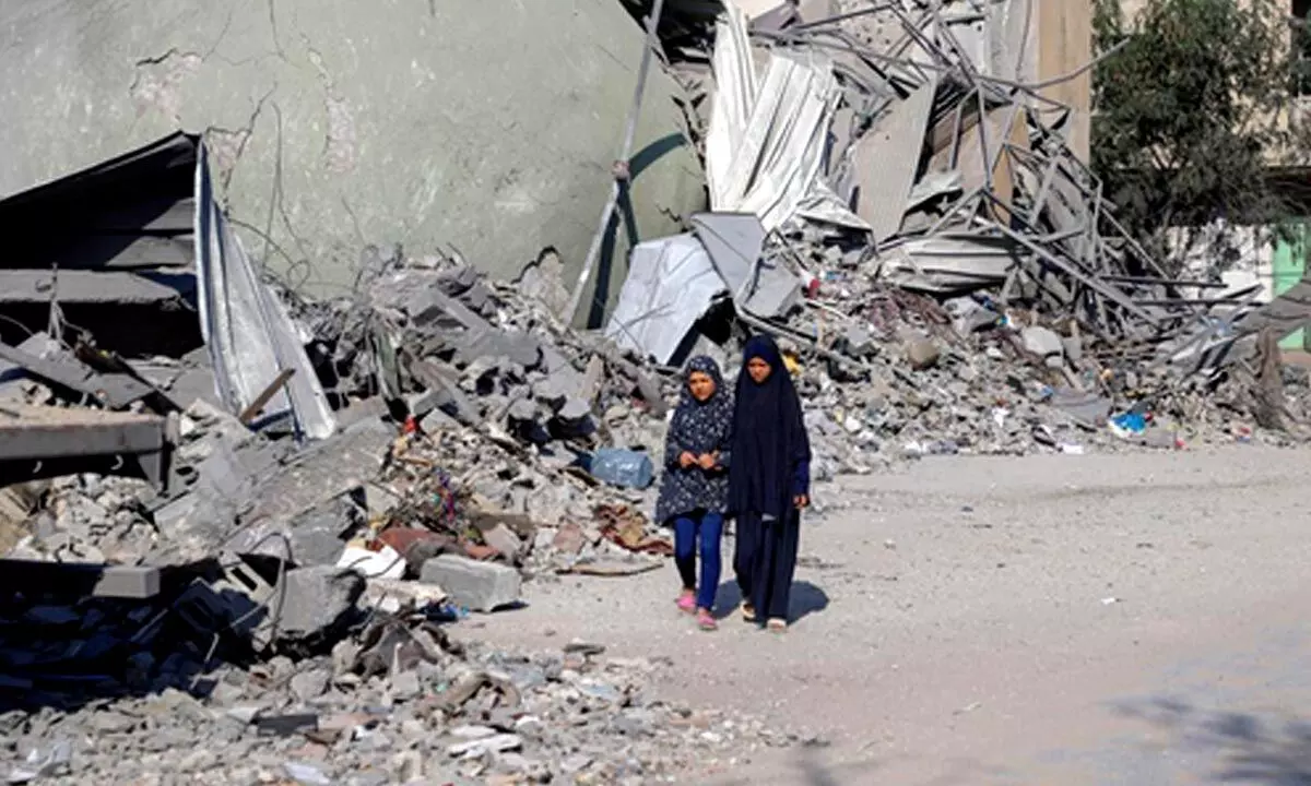 Gaza says 447 children, 248 women killed in Israeli strikes