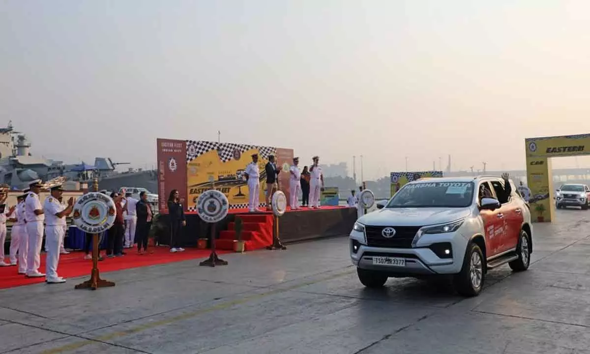Eastern ARC car rally flagged off from Vizag