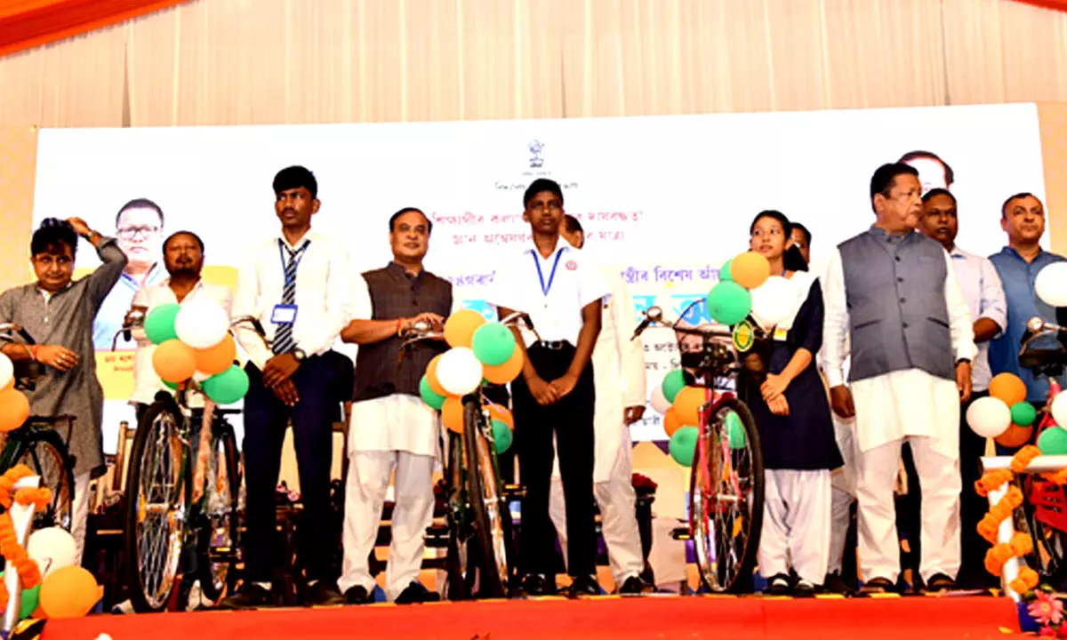 Assam to distribute 3.69 lakh bicycles to school students