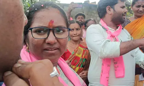 Mulugu BRS candidate faces protest from the public over the loss of lands