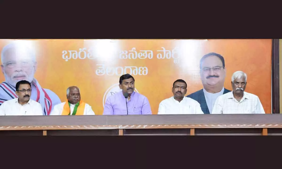 BJP questions BRS silence on war against Hamas terror