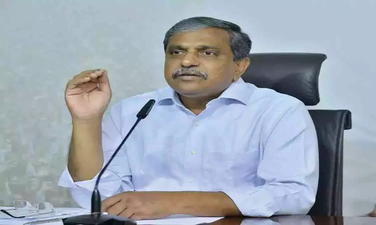 Vijayawada: Government ensured all facilities for Naidu in prison says Sajjala Ramakrishna Reddy