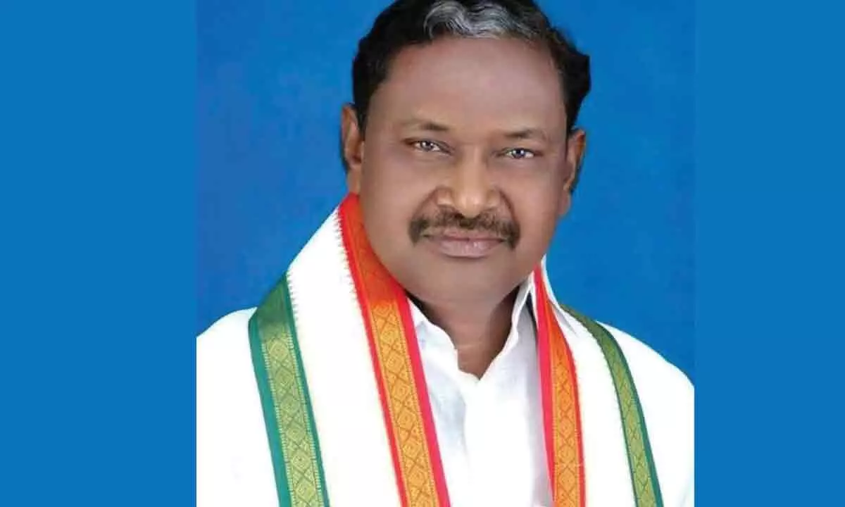 Podem Veeraiah as the candidate of Bhadrachalam assembly from the Congress party