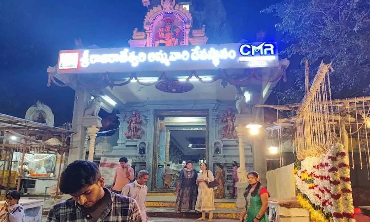 Sarannavaratri festival begins at Vedayapalem