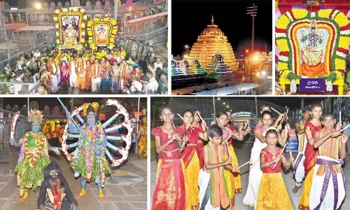 Dasara Navaratri fete starts on grand scale in Srisailam