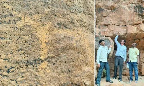 Dr Sivanagireddy with his team near Koppunuru village of Macherla mandal in Palnadu district