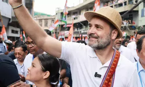 PM has no time to visit Manipur, govt too keen on Israel, says Rahul in Mizoram