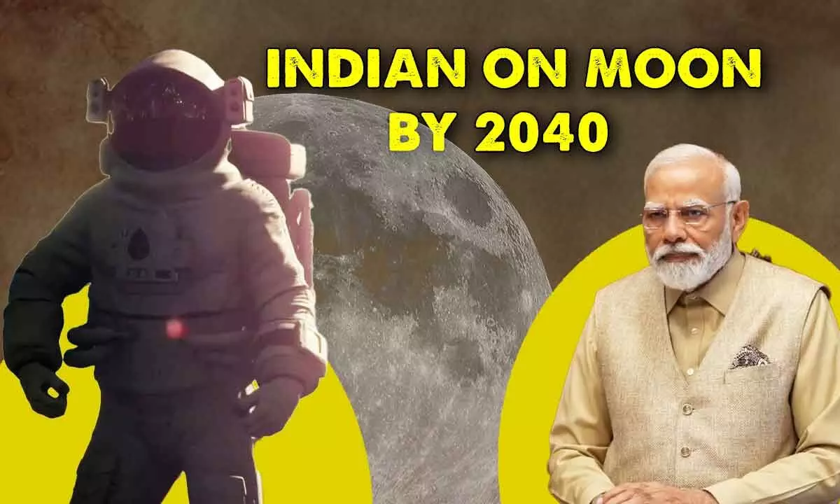Indian astronaut on moon by 2040: PM Modi