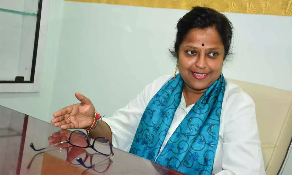 Sanatnagar a tough constituency but  Dekhna Hum Honge Kamyab says Dr Neelima Kota