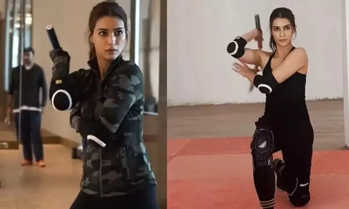 Kriti Sanon injured herself with nunchucks for action scenes in ‘Ganapath’