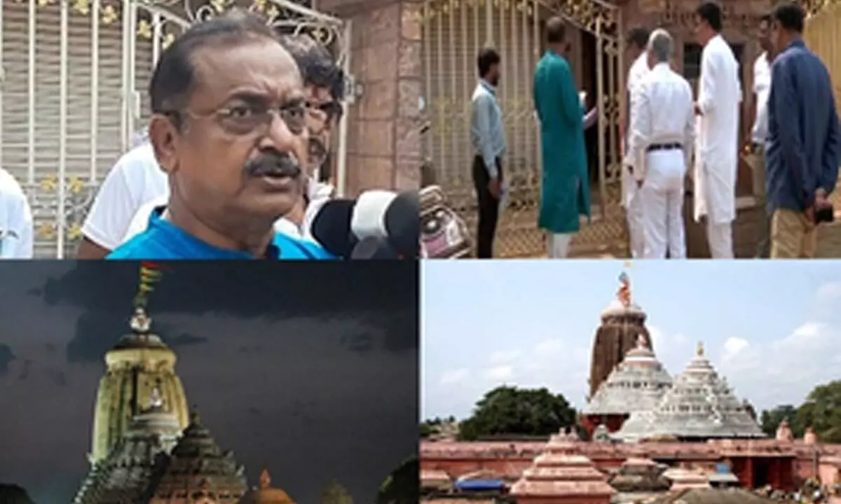 BJP delegation meets Puri King over opening of Jagannath Temple Ratna Bhandar