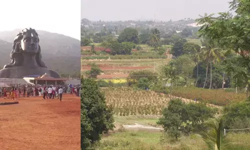 Adiyogi statue boosts land price in Chikkaballapura