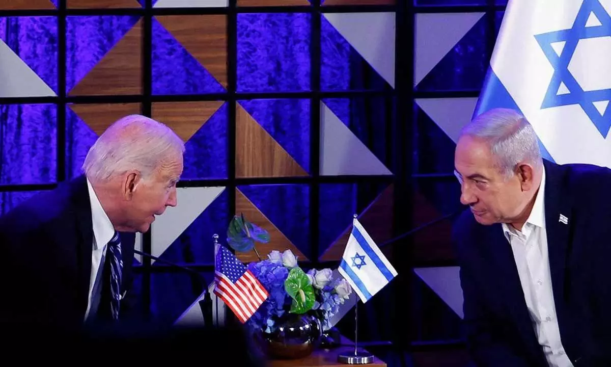 Trip to Israel ties Biden and US to any Gaza offensive