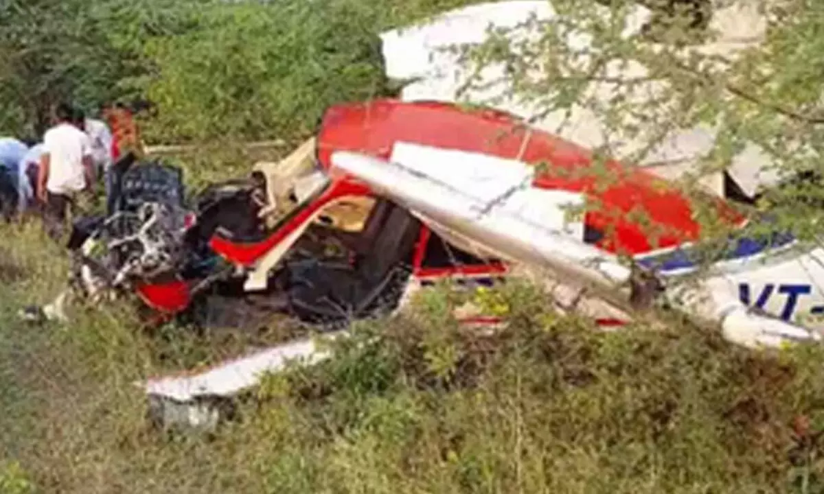 Trainer aircraft crashes in Pune field, woman pilot injured