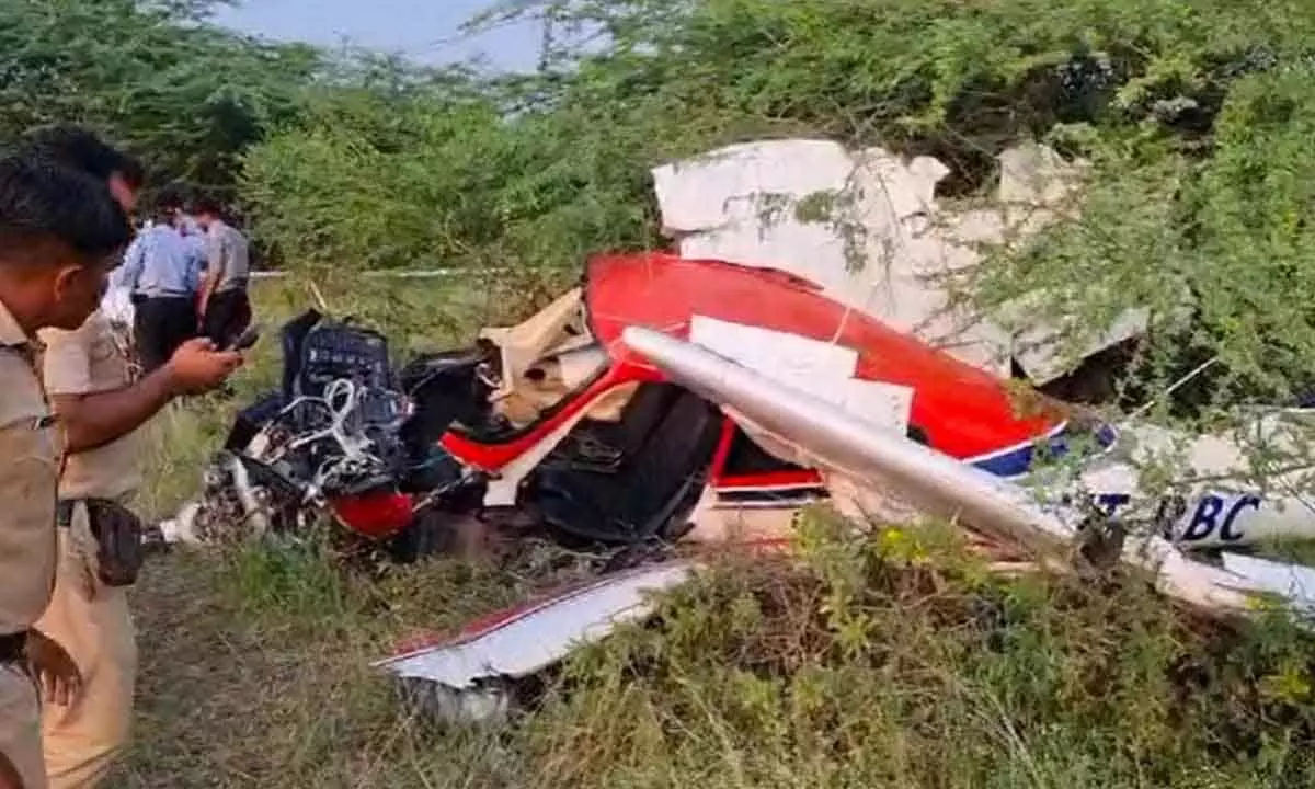 Training Aircraft From Flight Academy Crashes In Maharashtras Pune District, Two Onboard Injured