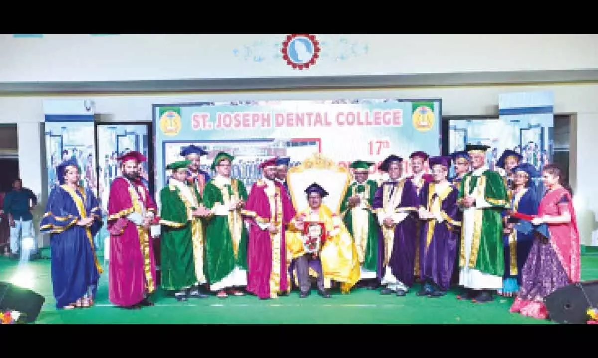 Eluru: Convocation of St Joseph Dental College held