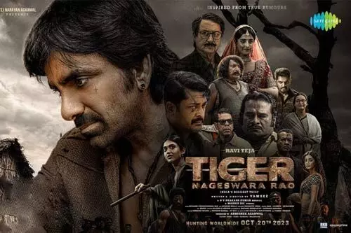 Ravi Tejas Tiger Nageswara Rao  Movie Leaked: Full HD Movie Leaked on Tamilrockers,  Movierulz, Telegram.