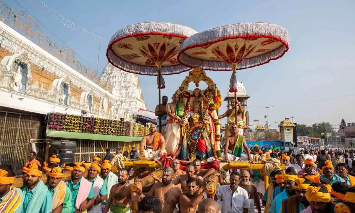 Hanumanta Vahana Seva held