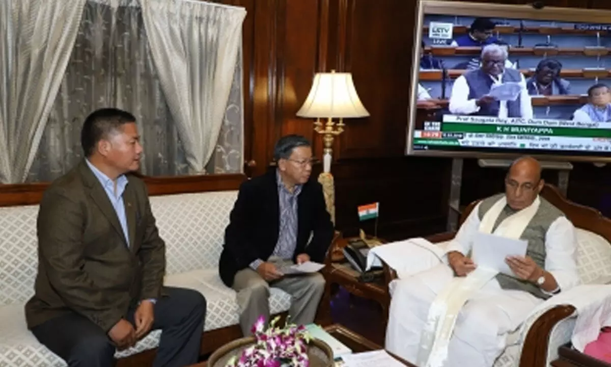 Sikkim MP writes to Rajnath, asks to ensure safety of defense infrastructure