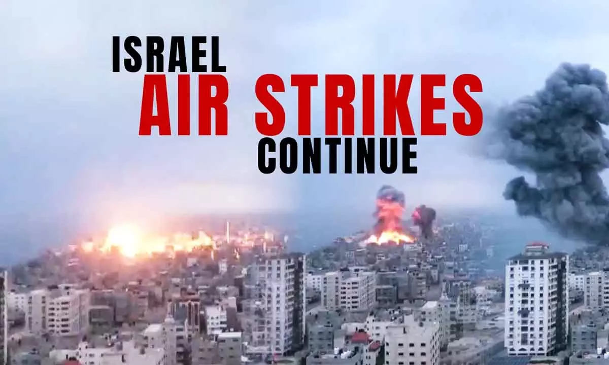 Airstrikes continue to pound Gaza