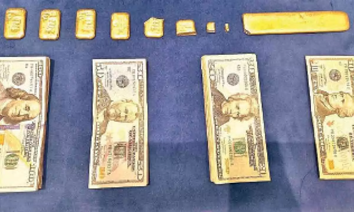 Vijayawada: Gold worth Rs 55.34 lakh smuggled seized