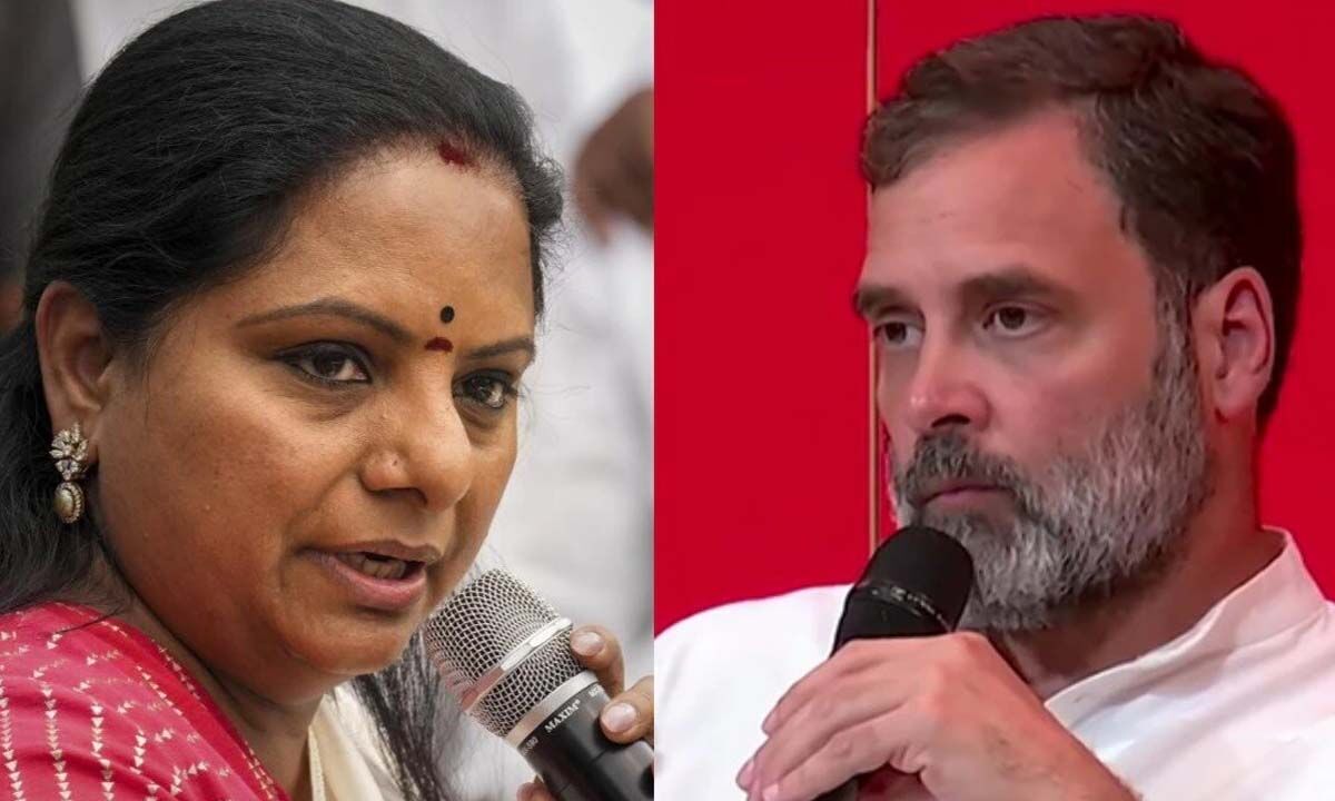 Kavitha Denies Rahul Gandhi's Allegations, Asks Him To Change Scriptwriter