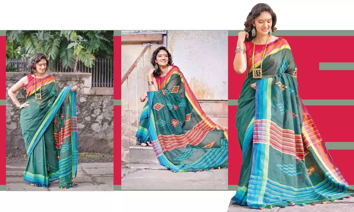 Designer Gaurang Showcases Whispers of Looms for Handloom
