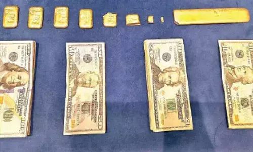 Vijayawada: Gold worth Rs 55.34 lakh smuggled seized