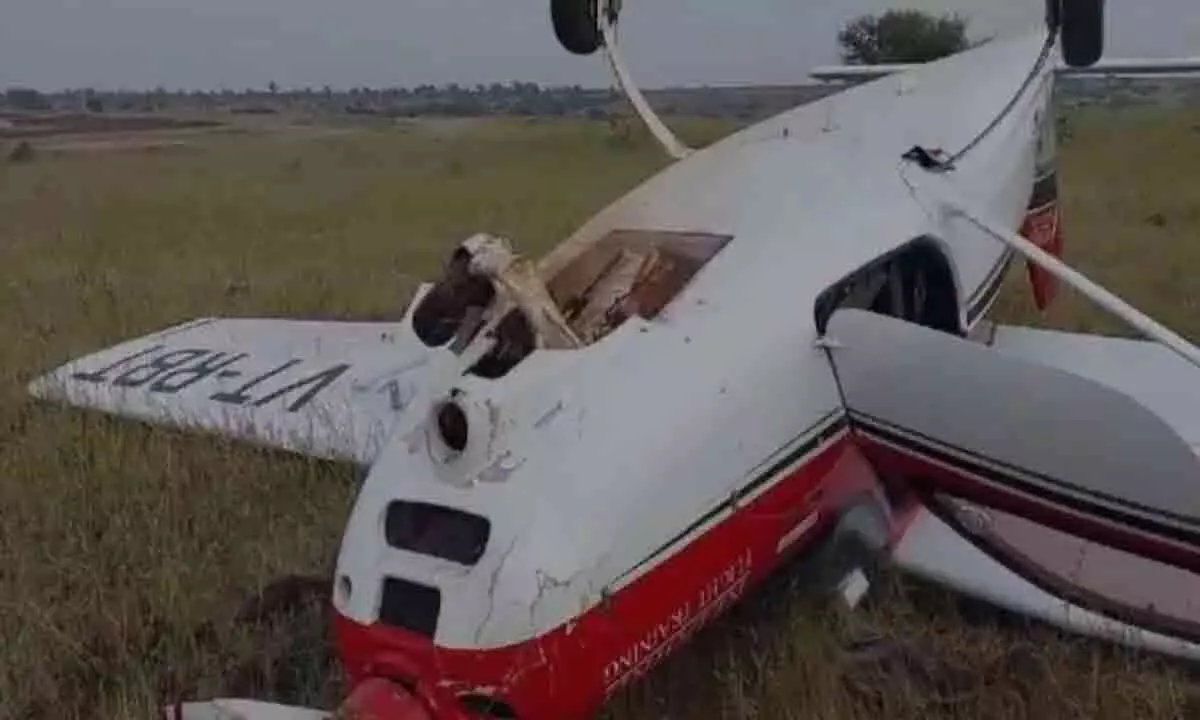 Emergency Landing Of Training Aircraft In Pune District Injures Two Onboard
