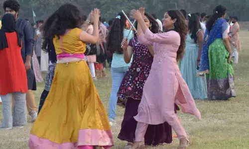 GITAM hosts Dandia Event to Celebrate Navratri