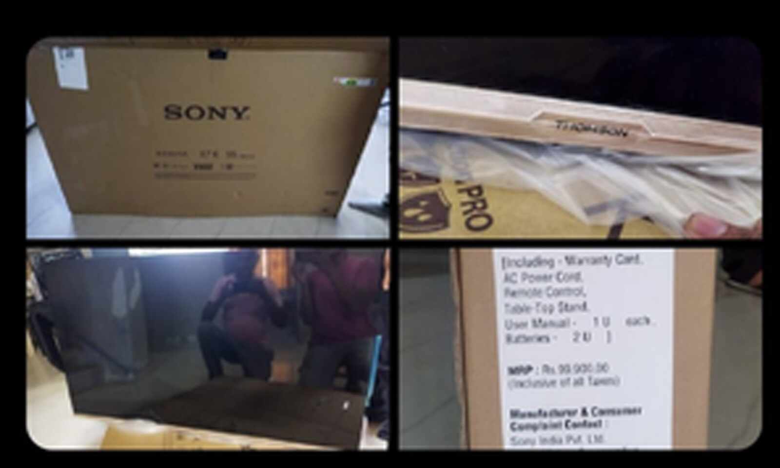 Man orders Sony TV from Flipkart, receives a TV but it was not Sony - India  Today