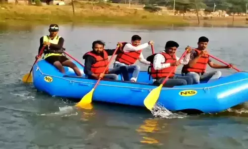 Belagavi: Water adventure sports attracted large crowd