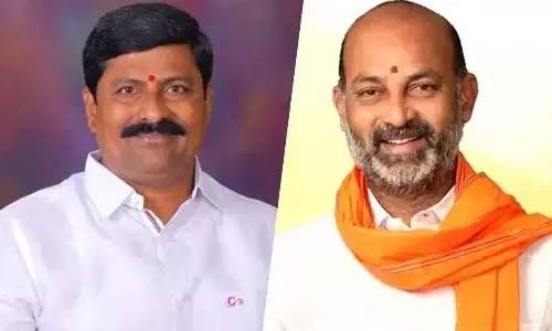 Bandi Sanjay uses religion for  political gain says Challa Harishankar