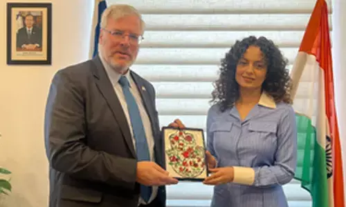 Kangana meets Israels ambassador Naor Gilon amid war against Hamas: Our hearts are bleeding too