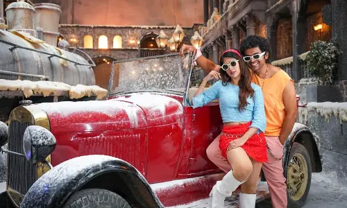 Karthi’s ‘Japan’ first single ‘Touching Touching’ is a peppy and masy number