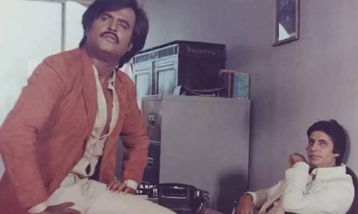 Rajinikanth thumping with joy to collaborate with Big B after 33 years