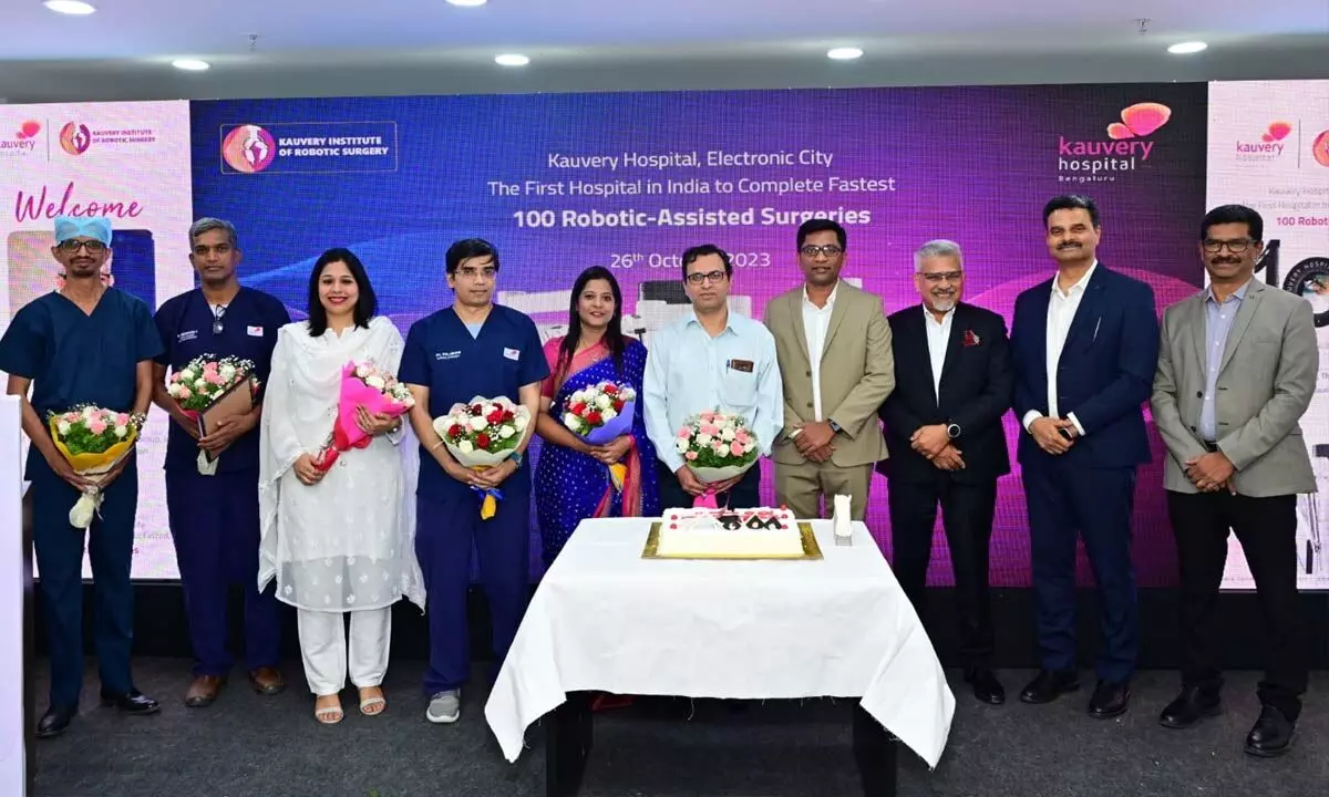 100 Robotic Surgeries in 100 Days: Kauvery hospitals landmark achievement