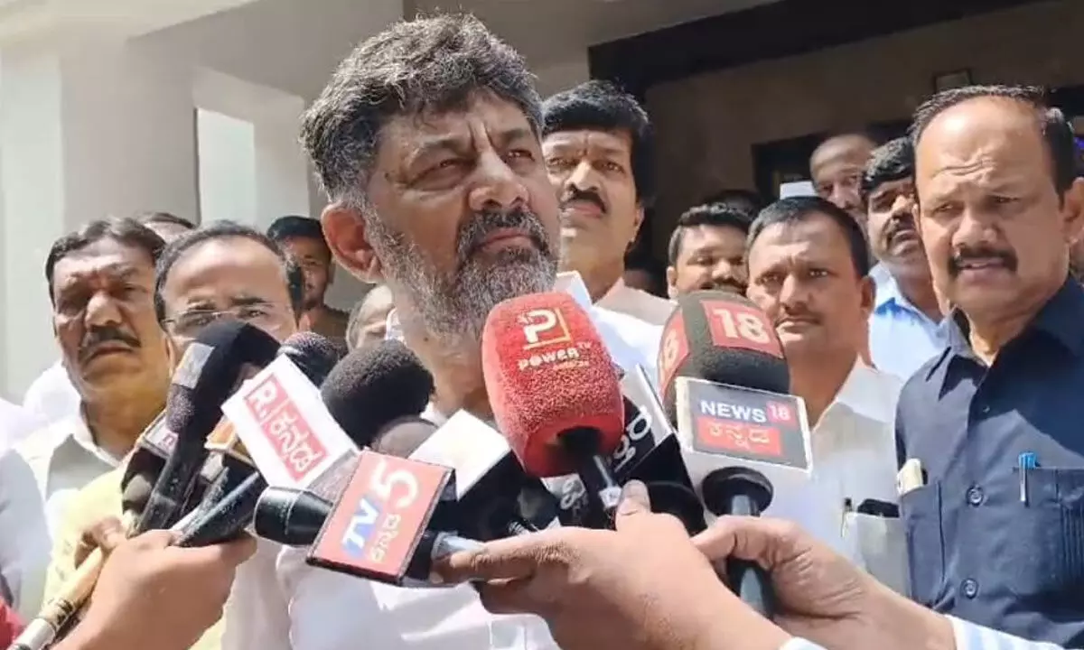 Kumaraswamy, need not shoot in the air, make time for discussion, says DCM DK Shivakumar