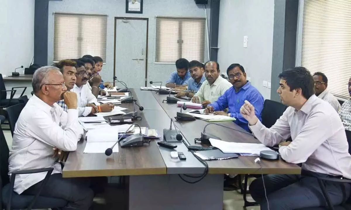 Collector Sumit Kumar asked Officials to expedite Jal Jeevan Mission works