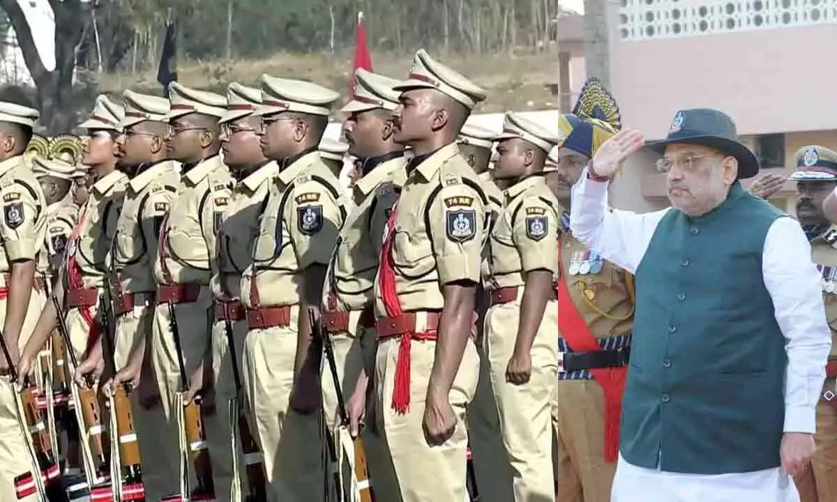 Amit Shah addresses at IPS Passing-out parade, says police system plays key role in safety of country