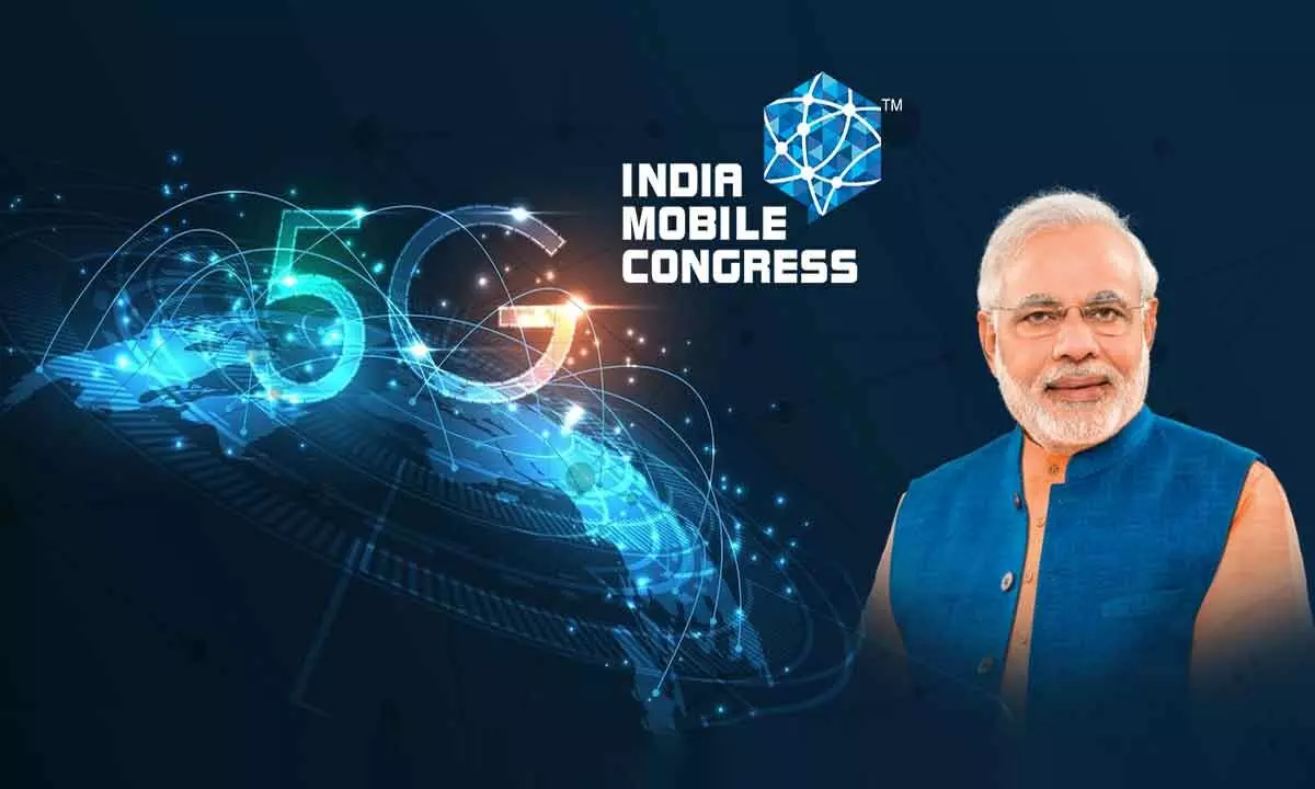 Prime Minister Narendra Modi Launches India Mobile Congress 2023 and 5G Labs