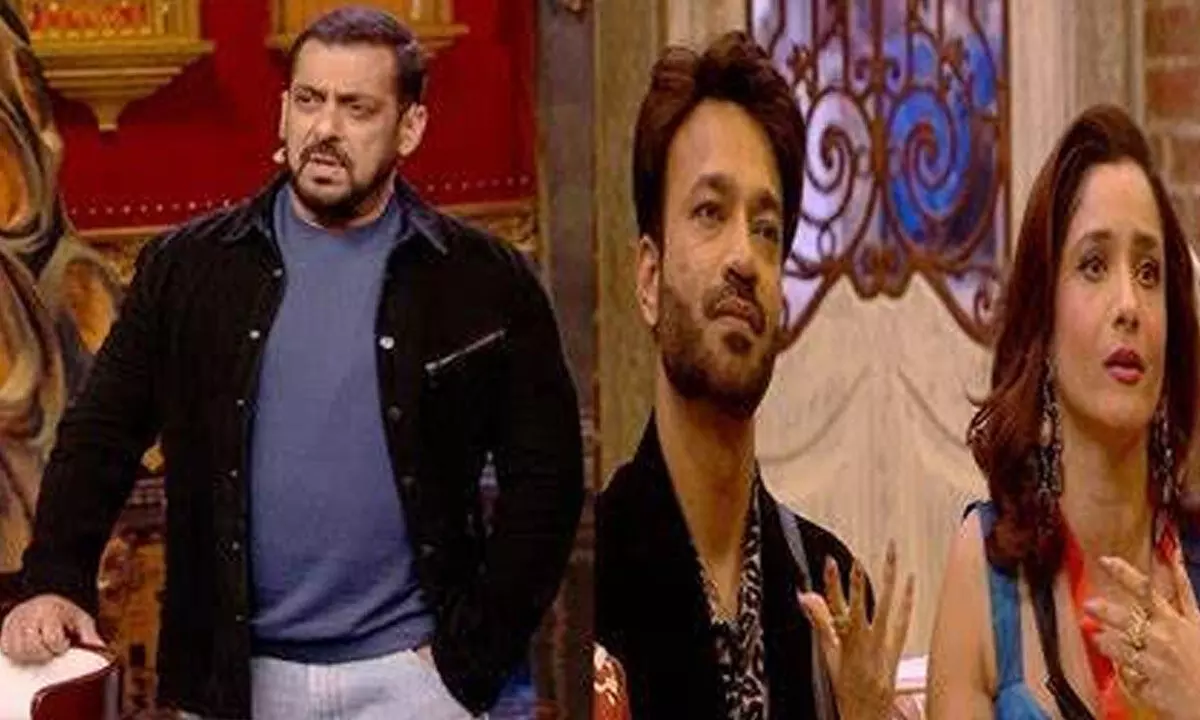 Salman Khan spotlights fight between Ankita and Vicky this weekend