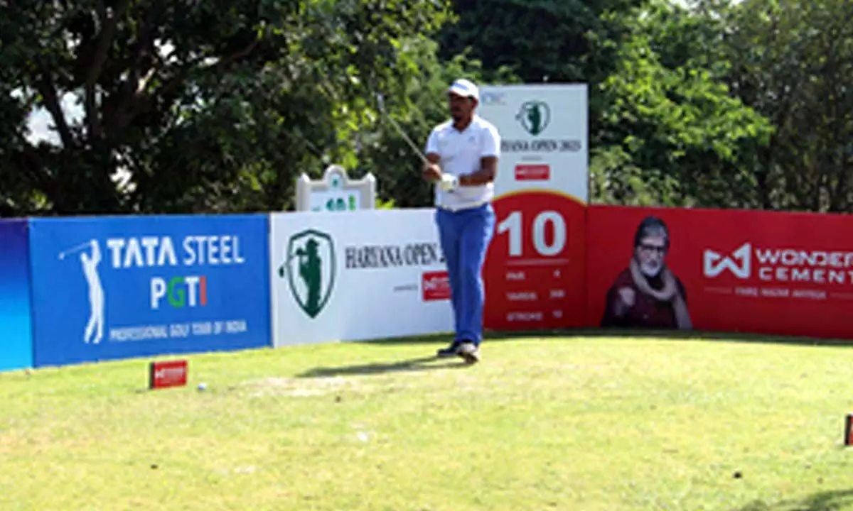 Haryana Open golf: Akshay Sharma shoots week’s lowest score for two-stroke lead on penultimate day