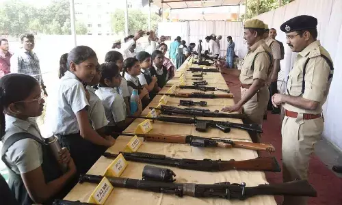 Kurnool: Police weapons exhibition held