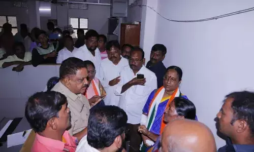 Surekha protests arrest of CPM leaders